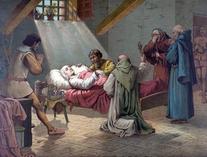 The Death of Columbus by American School